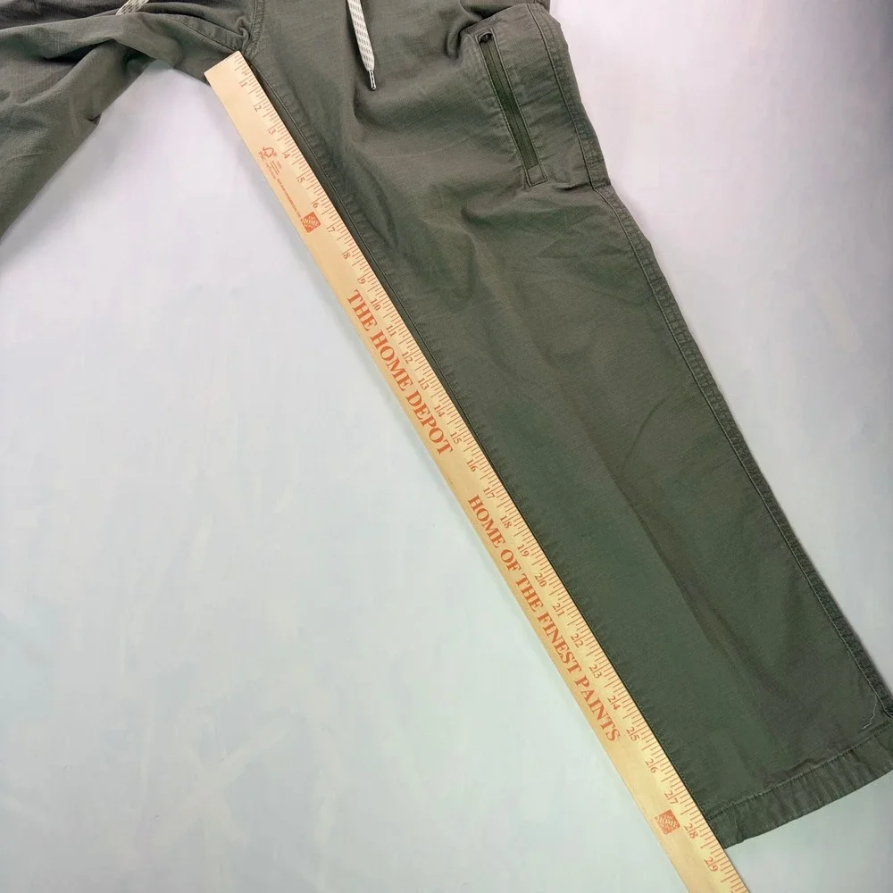 Vuori Olive Green Climber Pants with Drawstring Waist - Picture 9 of 9